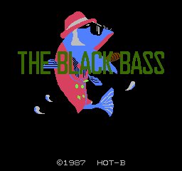 Black Bass, The (Japan) Title Screen
